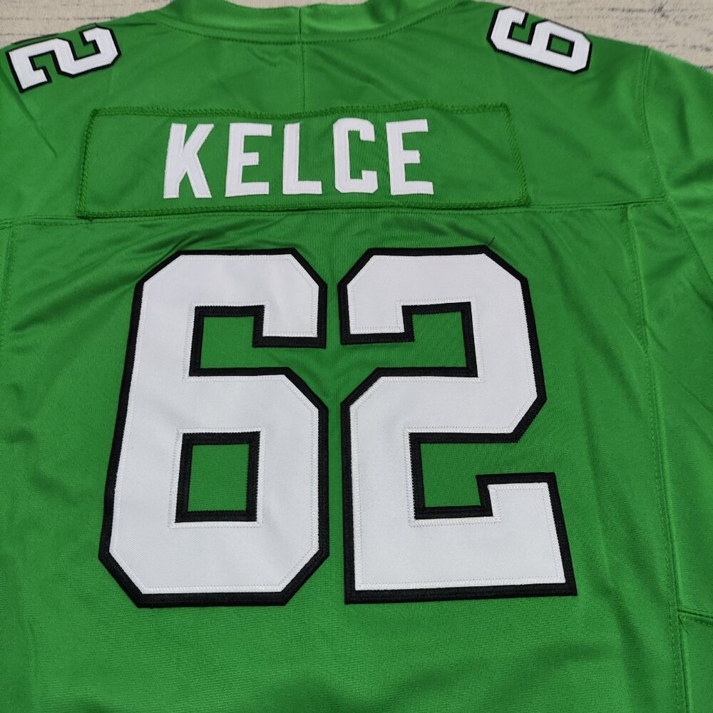 NFL Philadelphia Eagles #62 Kelce Green Jersey - Picture 8 of 8